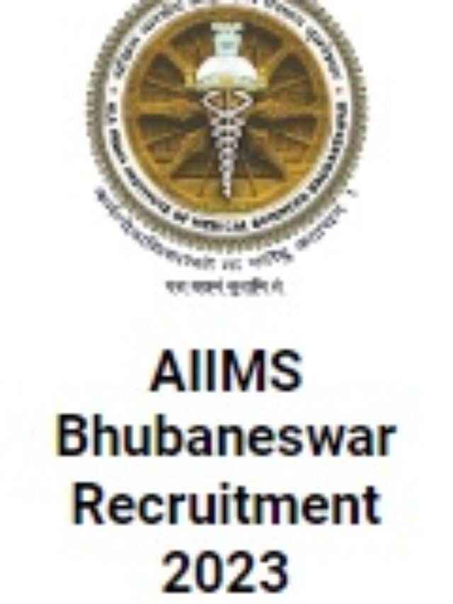 AIIMS Bhubaneswar Invites Applications for Non-Medical Posts  apply now, new job allmsjob 2023, today jobs,